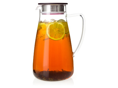 Thumbnail of Flask Glass Iced Tea Jug | 64oz