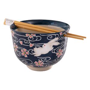 Thumbnail of Rabbit in Cherry Blossoms | Chopstick Bowl