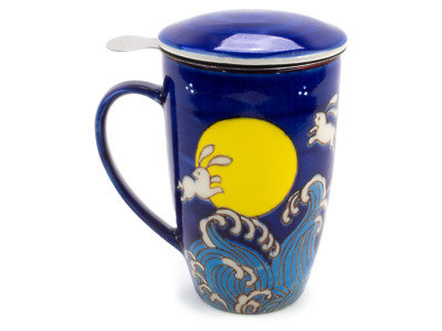 Thumbnail of Mug with Lid & Infuser | Rabbit Moon