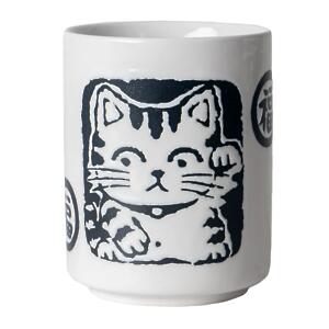 Thumbnail of White | 4oz Maneki Neko Lucky Cat Cup