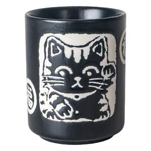 Thumbnail of Black | 4oz Maneki Neko Lucky Cat Cup