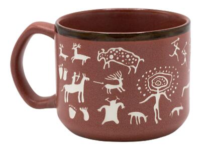 Thumbnail of Cave Paintings | 15oz Hand Carved Mug