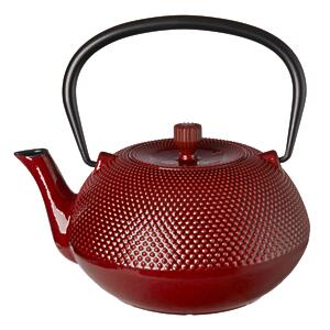 Thumbnail of Red Wine Hobnail | 42oz Cast Iron Teapot