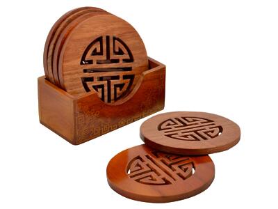 Thumbnail of Wooden Longevity | Coaster Set of 6