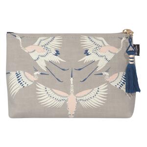 Thumbnail of Flight of Fancy Cranes | Large Zipper Pouch