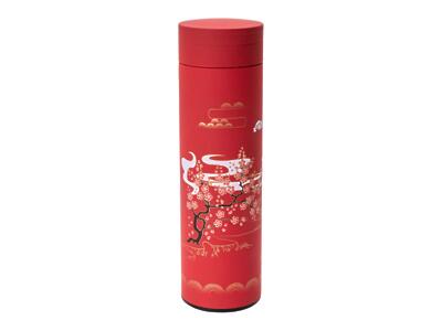 Thumbnail of Cherry Blossoms on Red | 17oz Insulated Tea Tumbler