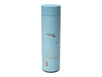 Thumbnail of Plum Blossoms on Pale Blue | 17oz Insulated Tea Tumbler