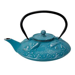 Thumbnail of Blue Koi Fish | 27oz Cast Iron Teapot