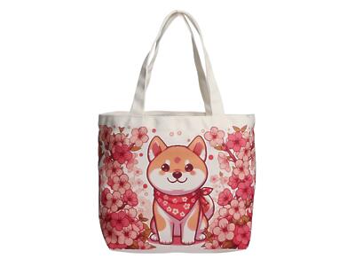 Thumbnail of Shiba Inu in Blossoms | Small Tote