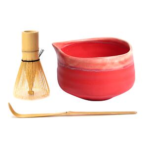 Thumbnail of Latte Red | 20oz Matcha Bowl Set with Spout