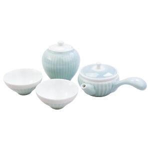 Thumbnail of Celadon Green | 8oz Kyusu Side-Handle Tea Set with Canister