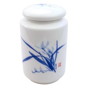 Thumbnail of Classic Orchid | Hand-Painted Porcelain Canister