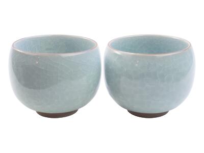 Thumbnail of Flaked Celadon Green | 2 Cup Set