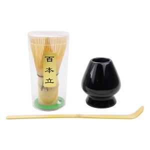 Thumbnail of Matcha Chasen and Scoop Set | Black