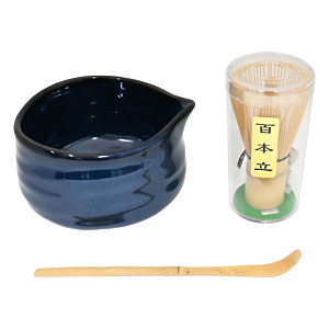 Thumbnail of Navy Blue | 20oz Matcha Bowl Set with Spout