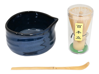 Thumbnail of Navy Blue | 20oz Matcha Bowl Set with Spout