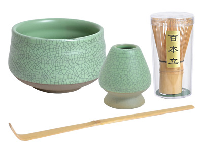 Thumbnail of Flaked Green | 21oz Matcha Kit