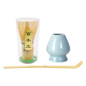 Thumbnail of Matcha Chasen and Scoop Set | Light Blue