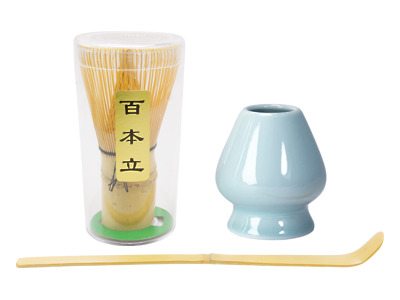 Thumbnail of Matcha Chasen and Scoop Set | Light Blue