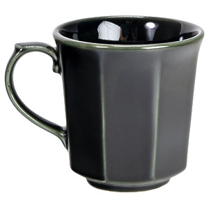 Thumbnail of Deep Green | 9oz Porcelain Octagon Mug