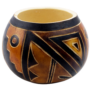 Thumbnail of Geometric | Hand-Carved Mate Gourd