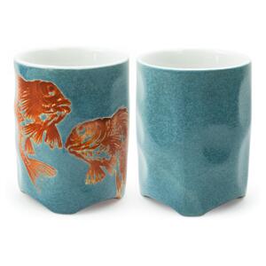 Thumbnail of Aqua Snapper | 8oz Japanese Ceramic Tumbler