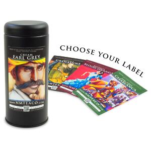 Thumbnail of Black Gift Tin With Tea Label