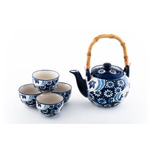 Thumbnail of Blue Wind | 30oz Tea Set with Bamboo Handle