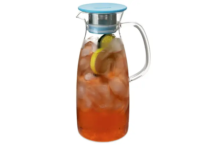 Deep Teal Iced Tea Pitcher