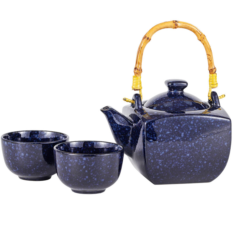 Midnight Sky | 32oz Tea Set with Bamboo Handle